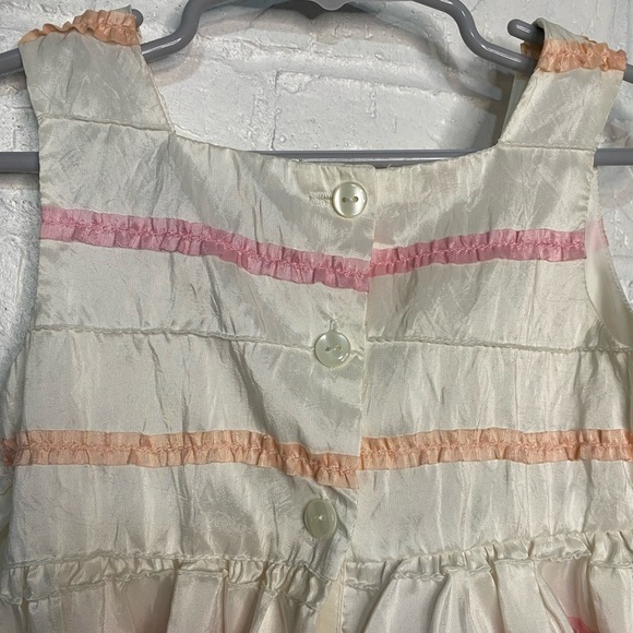 YoungLand Toddler Rosette Detail Party Dress - Picture 8 of 9